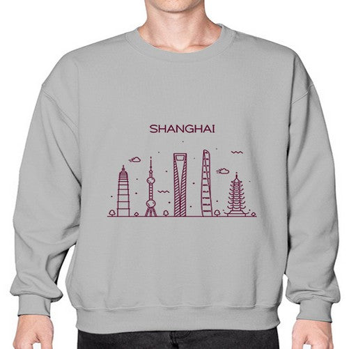 Shanghai 1824# - cities- Sweatshirt - Crew