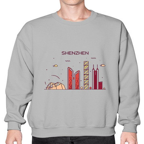 Shenzhen 1834# - cities- Sweatshirt - Crew