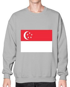 Singapore 1842# - world flags- Sweatshirt - Crew