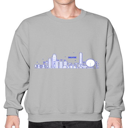 Singapore 1845# - cities- Sweatshirt - Crew