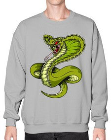 Snake 208# - cartoon animals- Sweatshirt - Crew