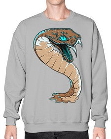 Snake 209# - cartoon animals- Sweatshirt - Crew