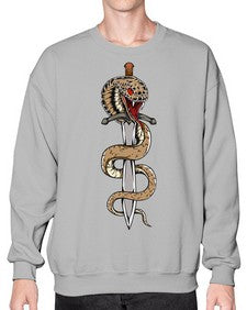 Snake 211# - cartoon animals- Sweatshirt - Crew
