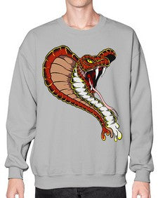 Snake 213# - cartoon animals- Sweatshirt - Crew