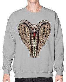 Snake 217# - cartoon animals- Sweatshirt - Crew