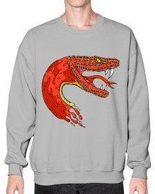 Snake 223# - cartoon animals- Sweatshirt - Crew
