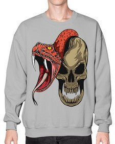 Snake 226# - cartoon animals- Sweatshirt - Crew