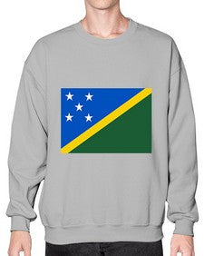 Solomon Islands 1855# - world flags- Sweatshirt - Crew