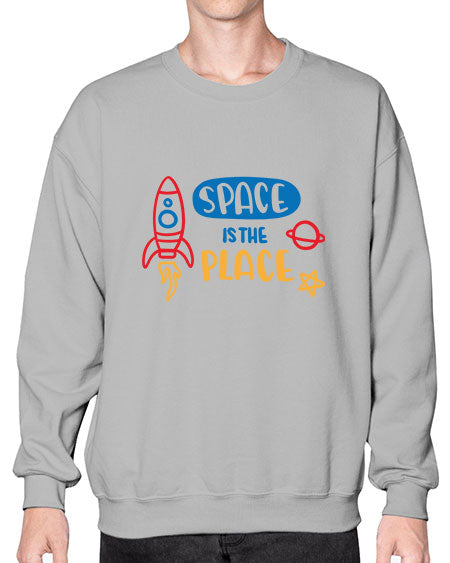 Spaceistheplace 11# - space- Sweatshirt - Crew