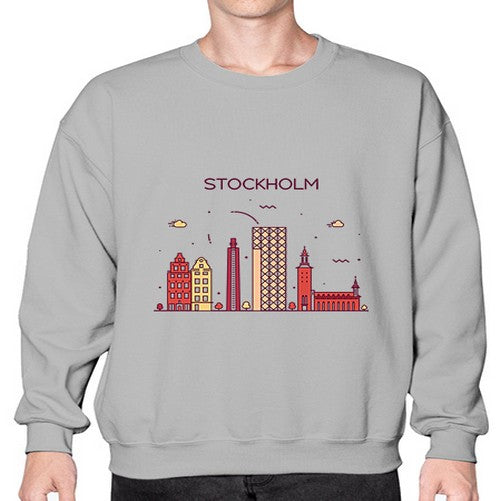 Stockholm 1894# - cities- Sweatshirt - Crew