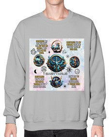 Straight Saggitarius 476# - sagittarius- Sweatshirt - Crew