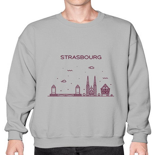 Strasbourg 1896# - cities- Sweatshirt - Crew