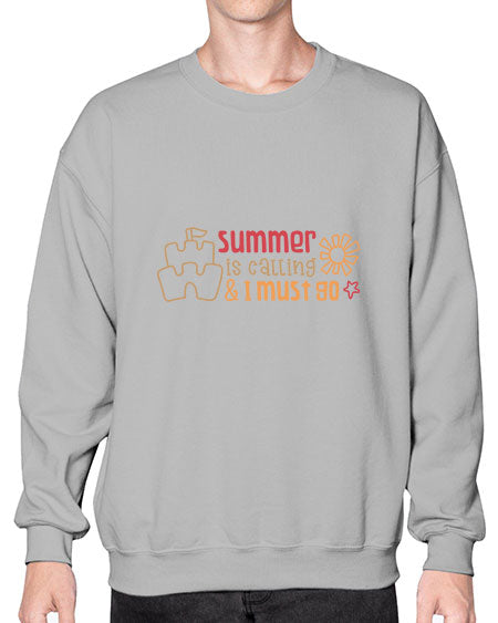 Summer is calling and I must go 13# - summer- Sweatshirt - Crew