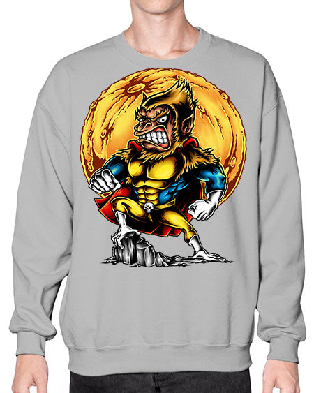 Super Monkey - Files - monkey- Sweatshirt - Crew