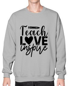 Teach love inspire 1442# - teacher- Sweatshirt - Crew