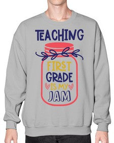 Teaching First Grade 932# - first grade- Sweatshirt - Crew