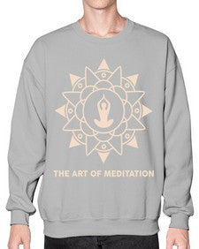 The Art of Meditation 543# - yoga- Sweatshirt - Crew