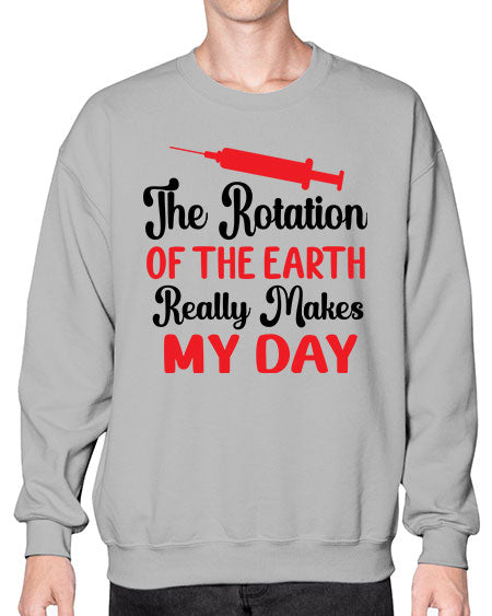 The Rotation of the Earth Really Makes my day 12# - nature- Sweatshirt - Crew