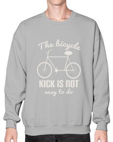 The bicycle kick is not easy to do 3# - bicycle- Sweatshirt - Crew