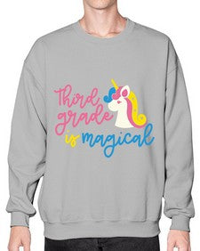 Third Grade Is Magical 963# - third grade- Sweatshirt - Crew