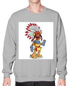Thnksgvngindian 254# - cartoon general- Sweatshirt - Crew
