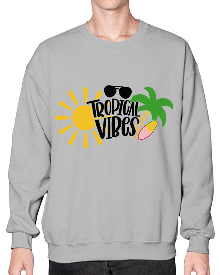 Tropical Vibes Style 9# - summer- Sweatshirt - Crew