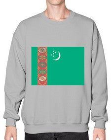 Turkmenistan 2019# - world flags- Sweatshirt - Crew