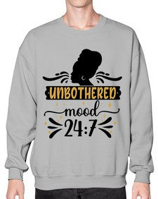 Unbothered mood Style 2# - black girls or women- Sweatshirt - Crew