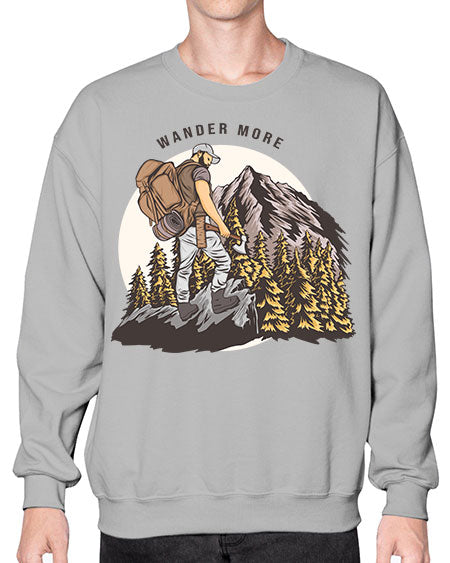 Wander More 3# - nature- Sweatshirt - Crew