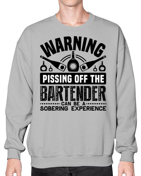 Warning Style 462# - bartender- Sweatshirt - Crew