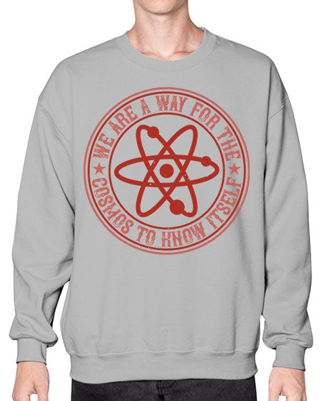 We are a way for the cosmos to know itself 300# - general science- Sweatshirt - Crew