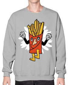 Weekend is near 265# - cartoon general- Sweatshirt - Crew