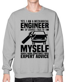 Yes I Am A Mechanical Style 1671# - engineer- Sweatshirt - Crew