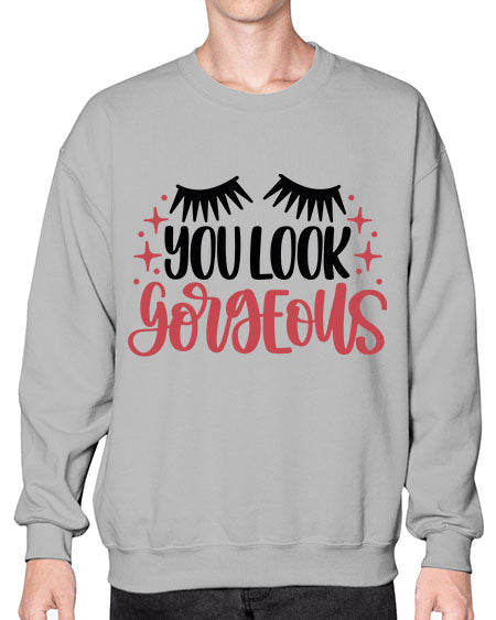 You Look Gorgeous Style 3# -makeup Sweatshirt - Crew