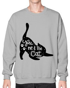 You Me The Cat Style 111# - cats- Sweatshirt - Crew