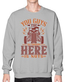 You guys the bathroom here is nuts 71# - hot rod- Sweatshirt - Crew