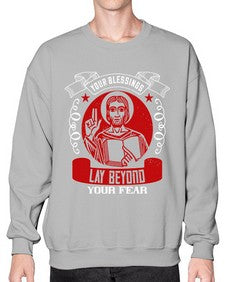 Your blessings lay beyond your fear1691# - general career- Sweatshirt - Crew