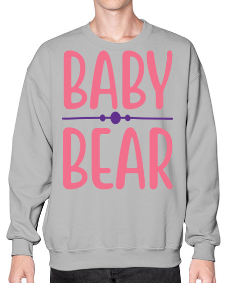 baby bear 15# - bears - animals- Sweatshirt - Crew