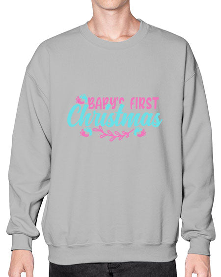 babys first christmas Style 36# - baby- Sweatshirt - Crew