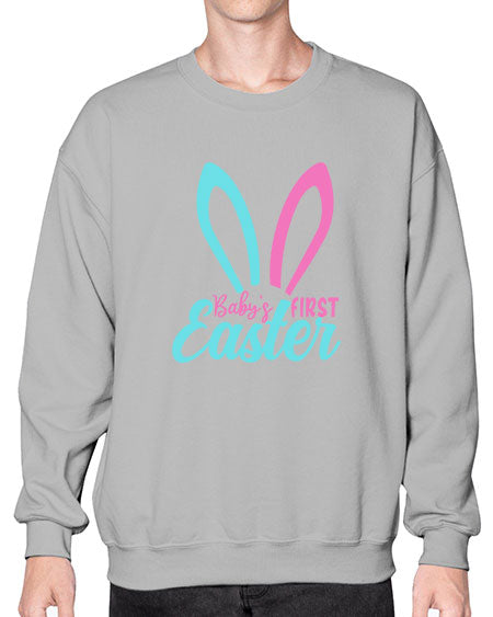 babys first easter Style 37# - baby- Sweatshirt - Crew