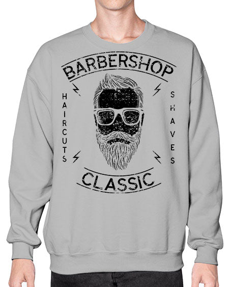 barber shop classic588# - barber- Sweatshirt - Crew
