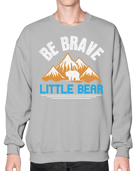 be brave little bear 23# - bears - animals- Sweatshirt - Crew