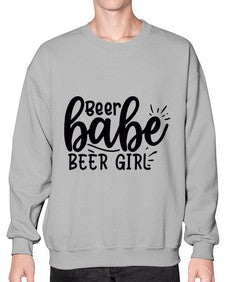 beer babe beer girl 45# - beer- Sweatshirt - Crew