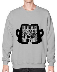 beer because you dont win 641# - beer- Sweatshirt - Crew