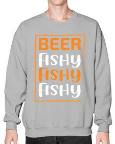beer fishy fishy fishy 645# - beer- Sweatshirt - Crew