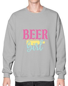 beer girl 48# - beer- Sweatshirt - Crew