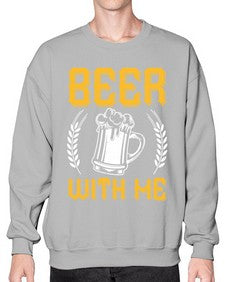 beer with me 662# - beer- Sweatshirt - Crew