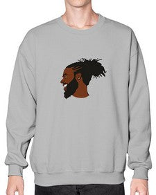 black man 41# - black boys or men- Sweatshirt - Crew