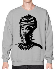 black women - queen 53# - black girls or women- Sweatshirt - Crew
