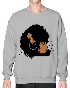 black women - queen 54# - black girls or women- Sweatshirt - Crew